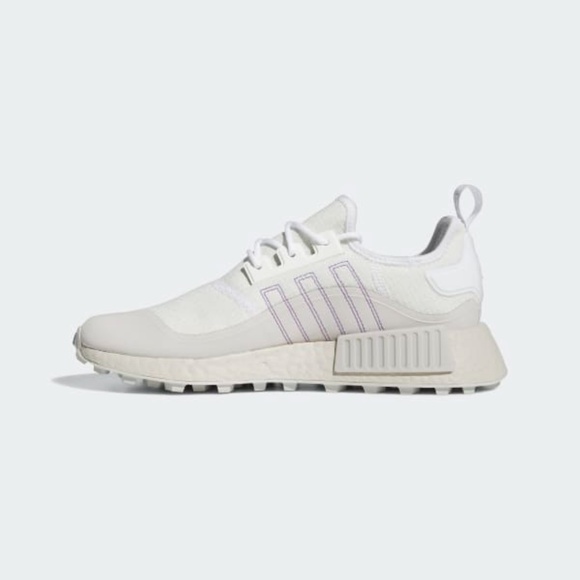 Adidas NMD_R1 TR Low Mens Athletic Running Shoes White Purple GZ9269 NEW Multi - Picture 4 of 10